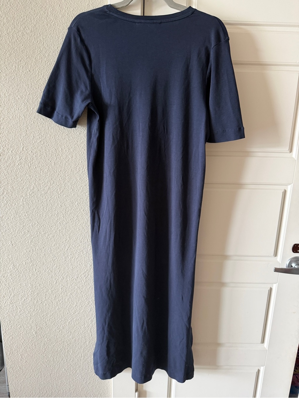 BODEN Navy Jersey Midi T-Shirt Dress size UK 10 US 6 Regular Small 100% Cotton - Picture 7 of 9